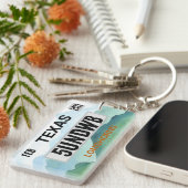 Longhorns licentie bord sleutelhanger (Voorkant Rechts)