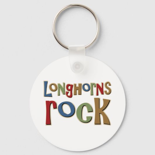 Longhorns Rock Sleutelhanger (Voorkant)