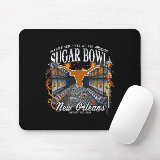 Longhorns Sugar Bowl 2024 GVB Semi Football Nola Muismat (Met muis)