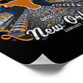 Longhorns Sugar Bowl 2024 GVB Semi Football Nola Poster (Hoek)