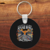 Longhorns Sugar Bowl 2024 GVB Semi Football Nola Sleutelhanger (Voorkant)