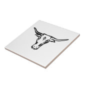 Longhorns Tegeltje (Zijkant)