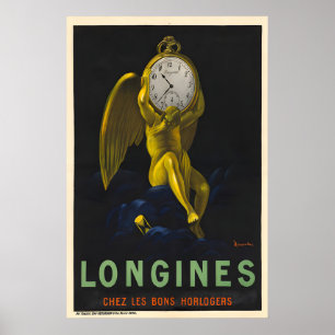 Longines Horloge Poster - Cappiello Poster