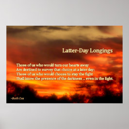 Longings van de volgende dag poster
