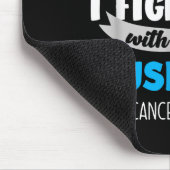 Longkanker bewustzijn Elke adem vecht ik met mijn Muismat (Hoek)