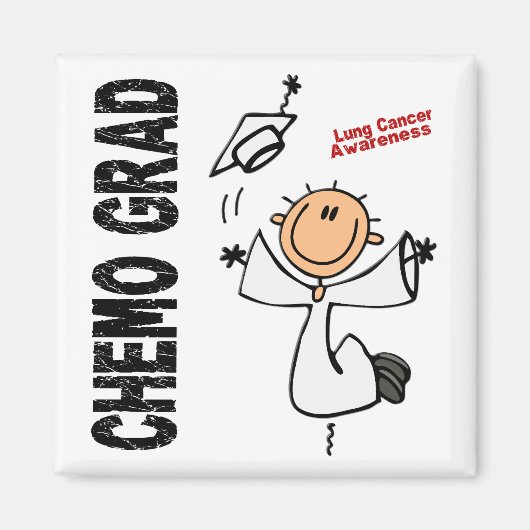 Longkanker CHEMO AFSTUDEERDER 1 Magneet (Voorkant)