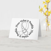 Longkanker - Hoop maakt het mogelijk Kaart (Gele Bloem)