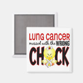 Longkanker knoeide met het verkeerde kuiken magneet (Voorkant / Achterkant)