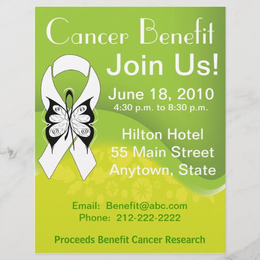 Longkankerfonds Personaliseer Benefit Flyer (Voorkant)
