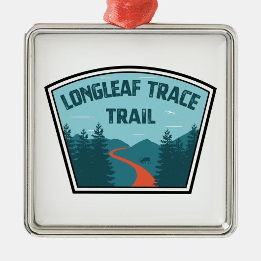 Longleaf Trace Metalen Ornament (Voorkant)
