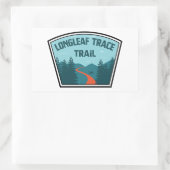 Longleaf Trace Rechthoekige Sticker (Tas)