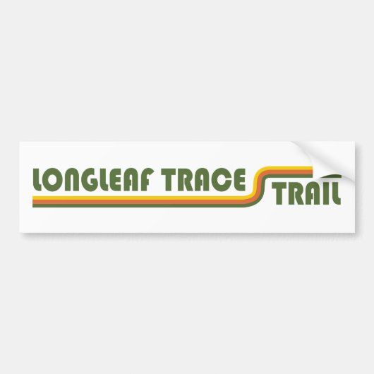 Longleaf Trace Trail Mississippi Bumpersticker (Voorkant)