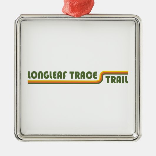 Longleaf Trace Trail Mississippi Metalen Ornament (Voorkant)
