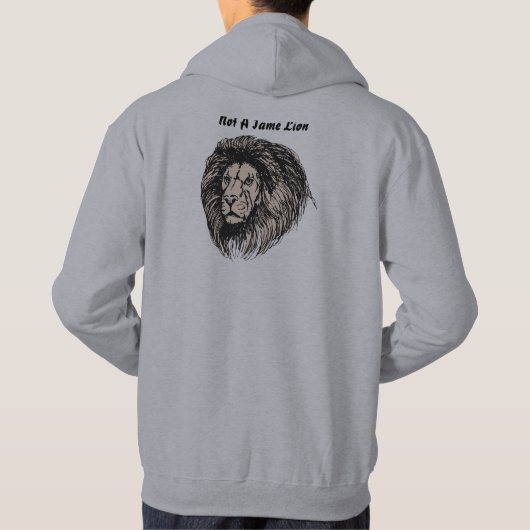 Longleeuwen, geen Tame Lion Hoodie (Achterkant)