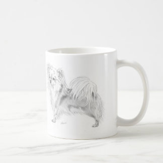 Longmantel chihuahua - staande koffiemok