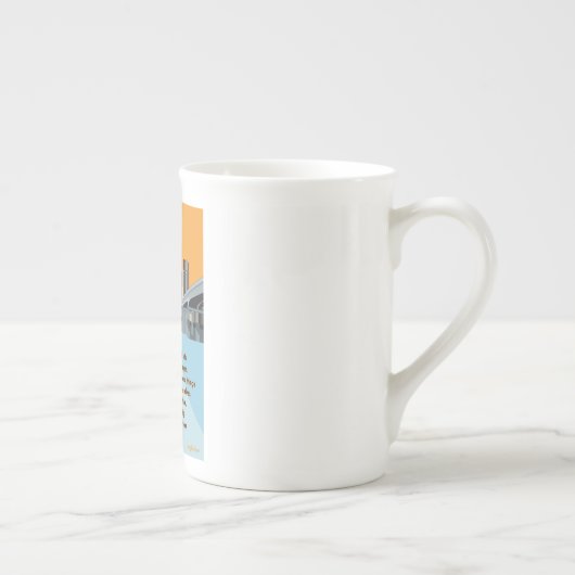 Longmede Architecture Quote Porselein Kop (Rechts)