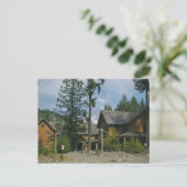 Longmire Inn bij Mt. Rainier Briefkaart (Staand voorkant)