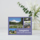 Longmire (Mount Rainier) Collage Briefkaart (Staand voorkant)