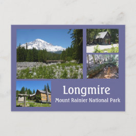 Longmire (Mount Rainier) Collage Briefkaart