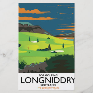 Longniddry Schotland Golf reisposter Briefpapier