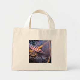 Longnose havikvis mini tote bag