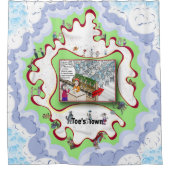 Longontsteking | Nieuwe baan Douchegordijn (Voorkant)