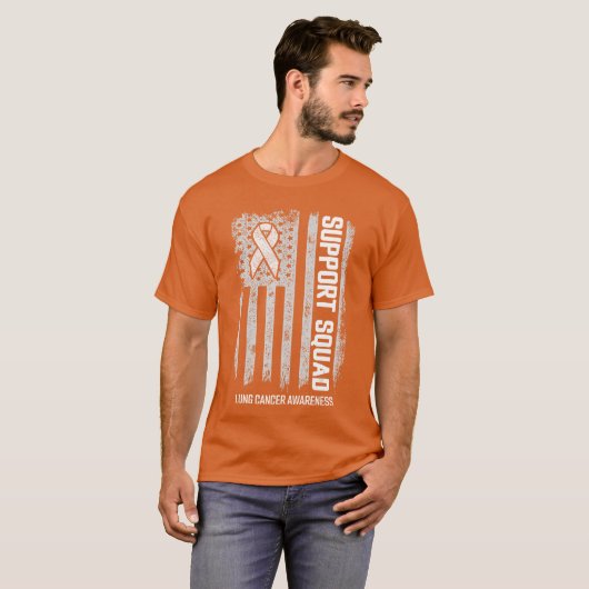 Longontsteking T-shirts Ondersteuning Squad Longon (Voorkant volledig)