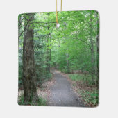 Longruf Lake Trail in New Hampshire Keramisch Ornament (Links)