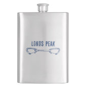 Longs Peak Colorado klimmen Quickdraw Flacon (Voorkant)