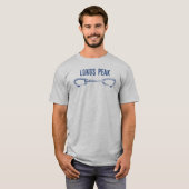 Longs Peak Colorado klimmen Quickdraw T-shirt (Voorkant volledig)