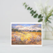 Long's Peak, Colorado, Schilderen Briefkaart (Staand voorkant)