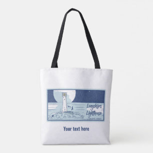Longships vuurtorenlanden eindigen tote bag