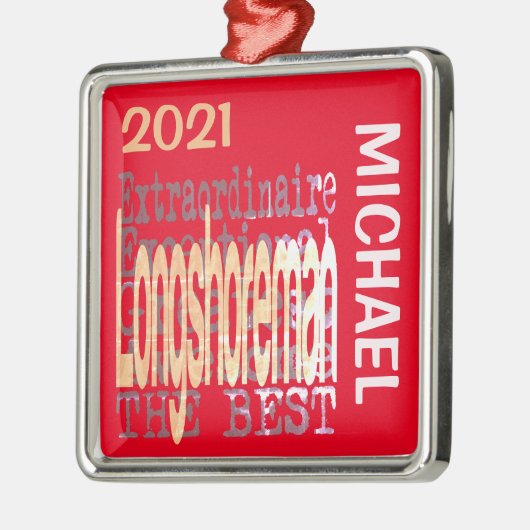 Longshoreman Extraordinaire CUSTOM Metalen Ornament (Links)