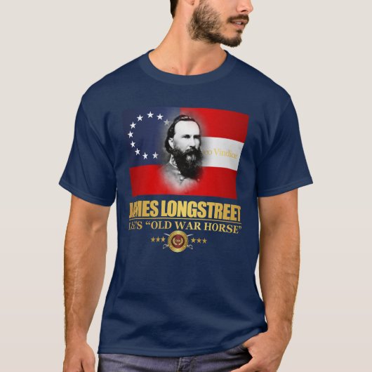 Longstreet (zuidelijk patriot) t-shirt (Voorkant)