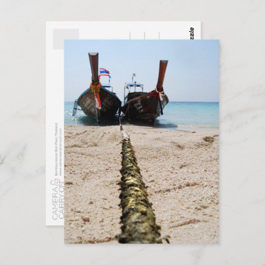 Longtail Boats BRIEFKAART (Voorkant / Achterkant)