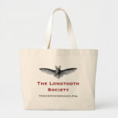 Longtanden (bat) grote tote bag (Voorkant)