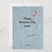 Longtime friends - with Giraffe image Feestdagenkaart (Achterkant)