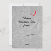 Longtime friends - with Giraffe image Feestdagenkaart (Achterkant)