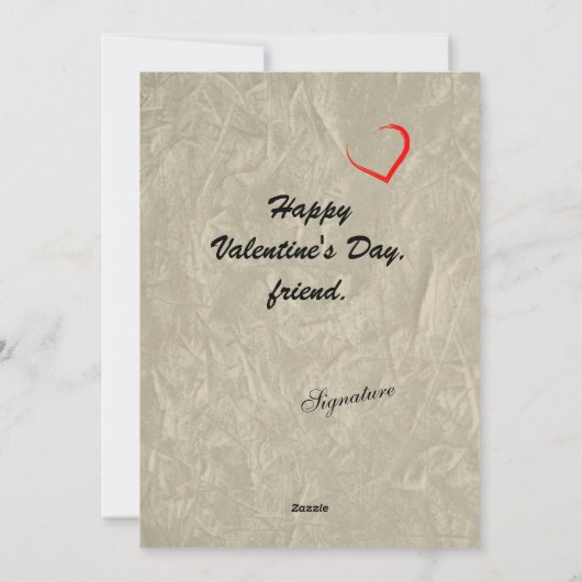 Longtime friends - with Giraffe image Feestdagenkaart (Achterkant)