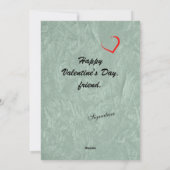 Longtime friends - with Giraffe image Feestdagenkaart (Achterkant)