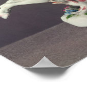 Longton Hall figuur van Cupid die op een paard rij Poster (Hoek)