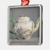 Longton Hall teapot, c.1755 Metalen Ornament (Links)