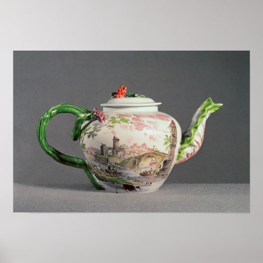 Longton Hall teapot, c.1755 Poster (Voorkant)