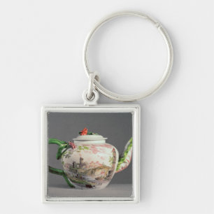Longton Hall teapot, c.1755 Sleutelhanger