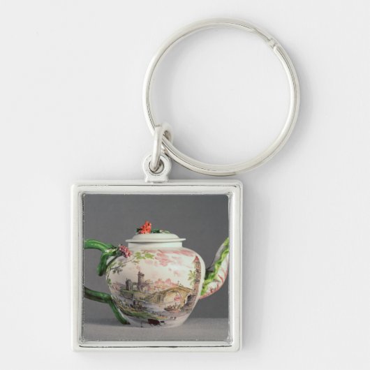 Longton Hall teapot, c.1755 Sleutelhanger (Voorkant)