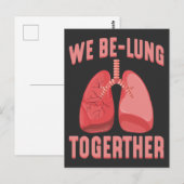 Longtransplantatie Chirurgie Herstel Beterschap Ge Briefkaart (Voorkant / Achterkant)