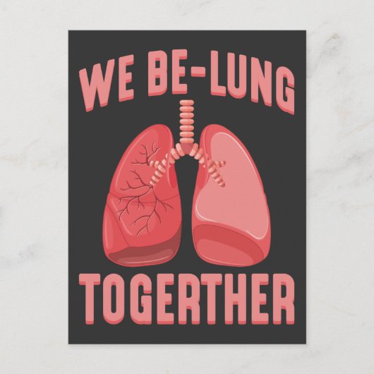 Longtransplantatie Chirurgie Herstel Beterschap Ge Briefkaart (Voorkant)