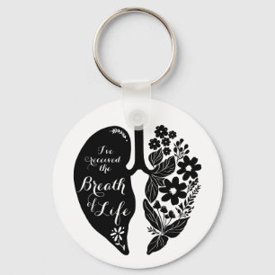 Longtransplantatie Wildflower Breath of Life Sleutelhanger