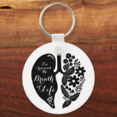 Longtransplantatie Wildflower Breath of Life Sleutelhanger (Voorkant)