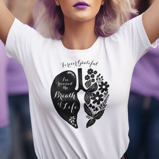 Longtransplantatie Wildflower Breath of Life T-shirt